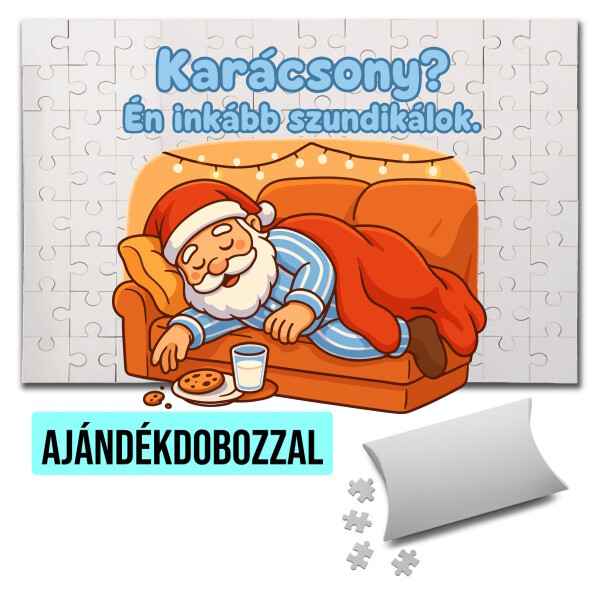 Puzzle - kirakó ajándékdobozzal