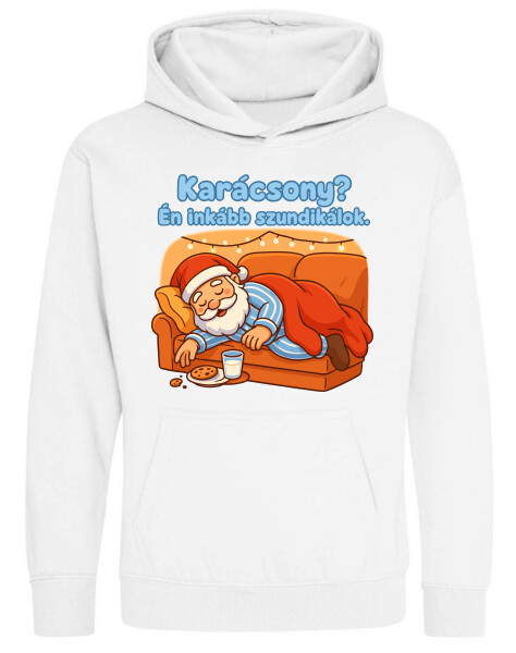 Kapucnis belebújós gyerek pulóver