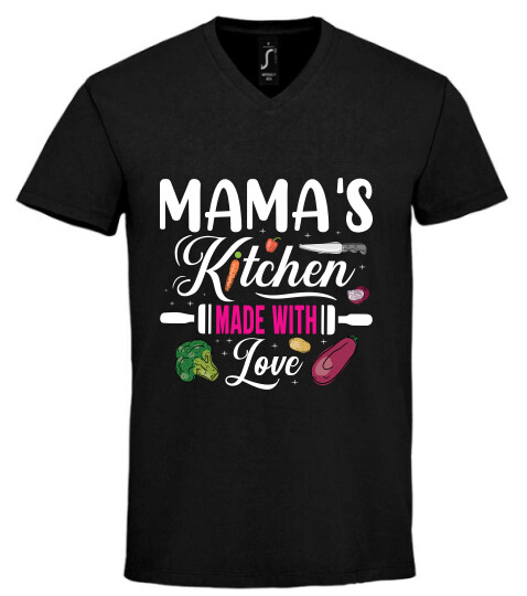 Unisex V nyakú póló