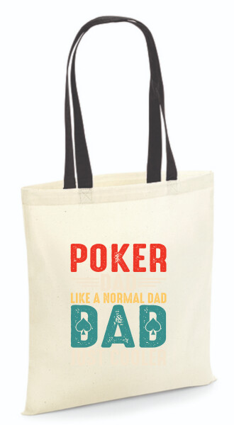 Vászontáska - színes fülű 