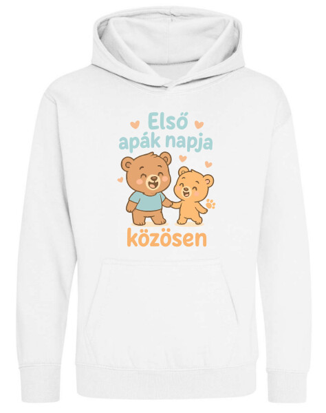 Kapucnis belebújós gyerek pulóver