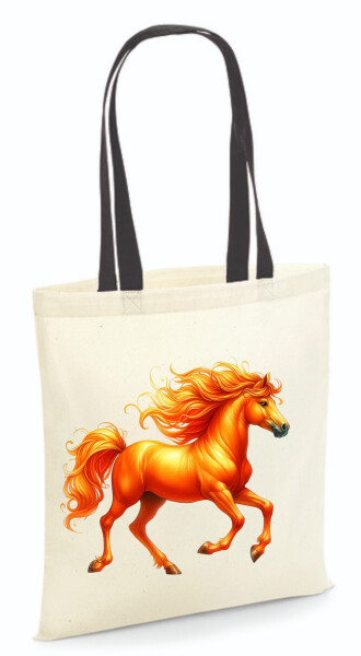 Vászontáska - színes fülű 