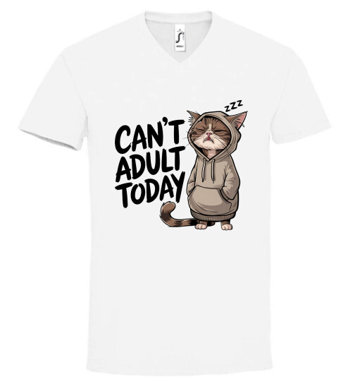 Unisex V nyakú póló