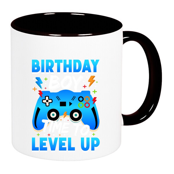 Színes fülű és belsejű bögre