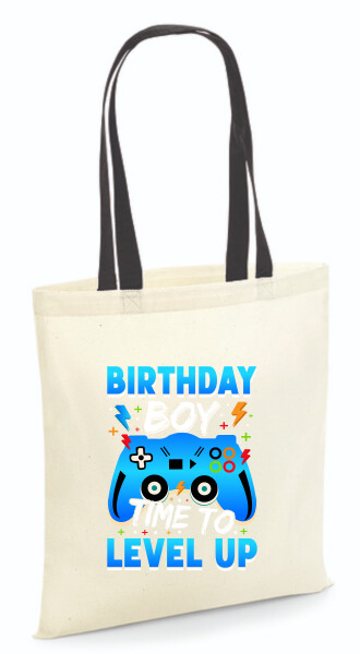 Vászontáska - színes fülű 