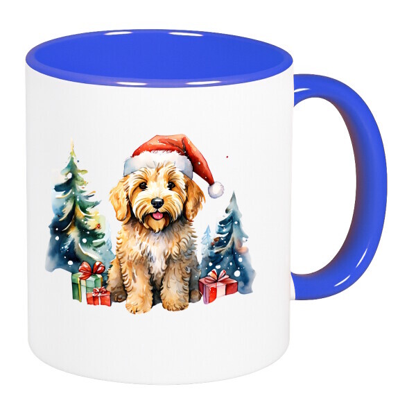 Színes fülű és belsejű bögre