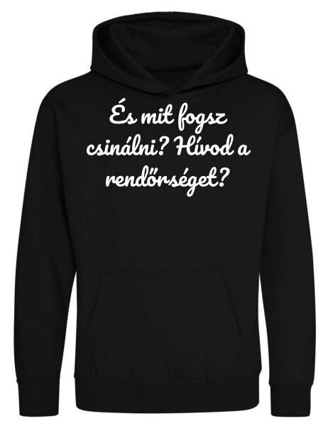 Kapucnis belebújós gyerek pulóver