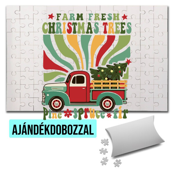 Puzzle - kirakó ajándékdobozzal