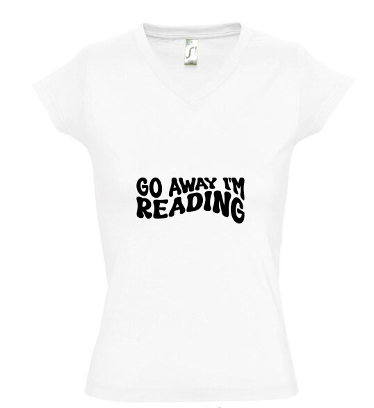 Női V nyakú póló