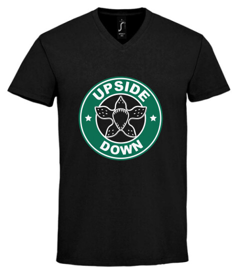 Unisex V nyakú póló