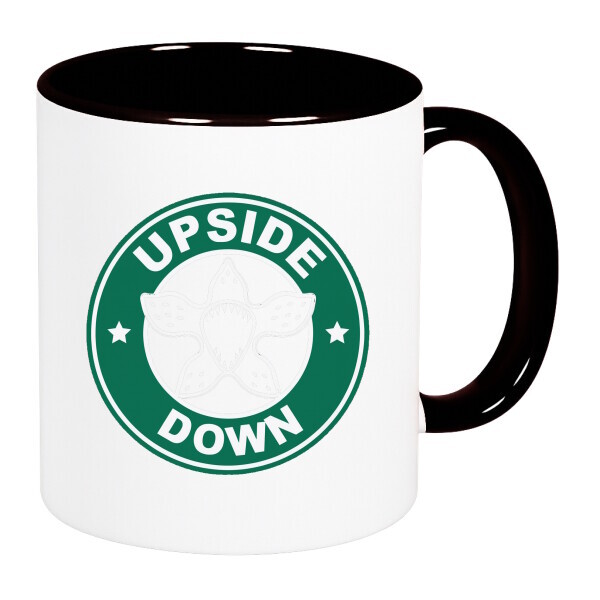 Színes fülű és belsejű bögre