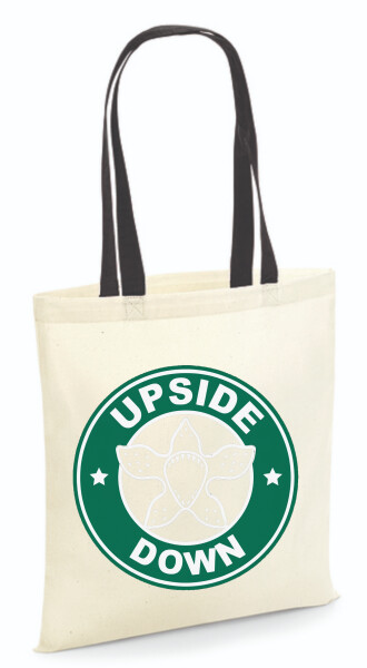 Vászontáska - színes fülű 