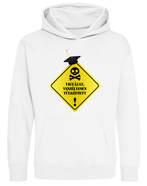 Kapucnis belebújós gyerek pulóver