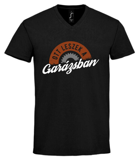 Unisex V nyakú póló