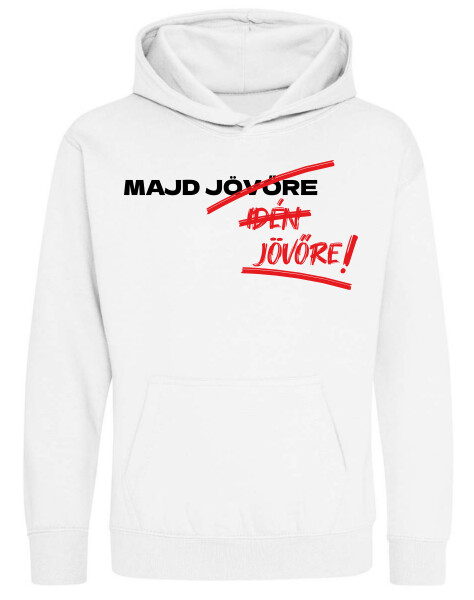 Kapucnis belebújós gyerek pulóver