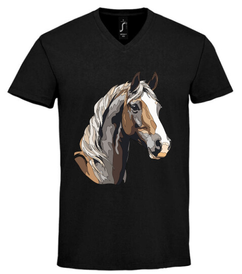 Unisex V nyakú póló