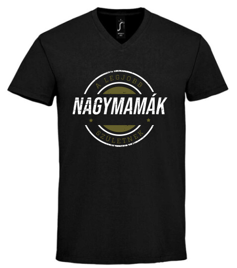 Unisex V nyakú póló