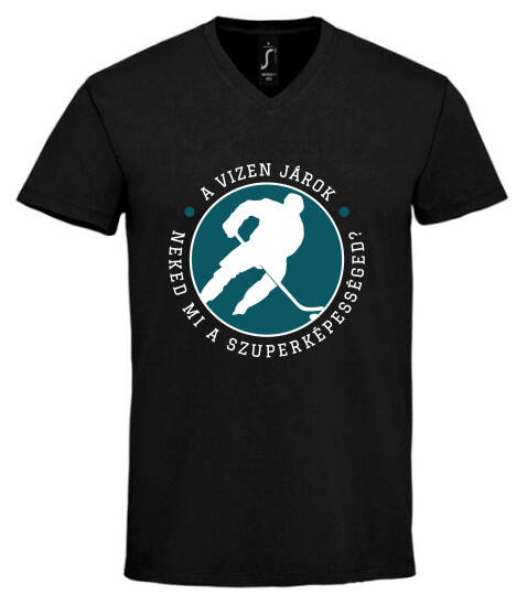 Unisex V nyakú póló