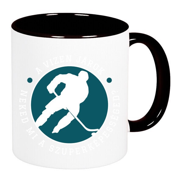 Színes fülű és belsejű bögre