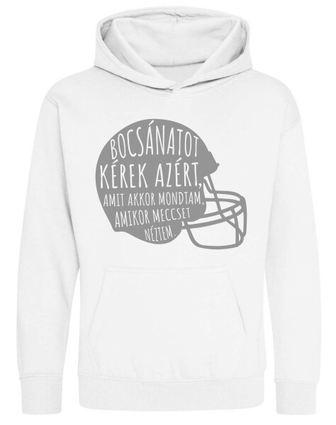 Kapucnis belebújós gyerek pulóver