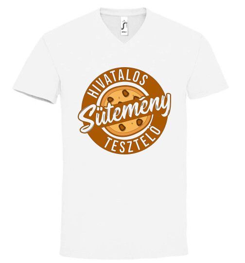 Unisex V nyakú póló