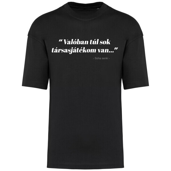 Prémium oversized unisex póló