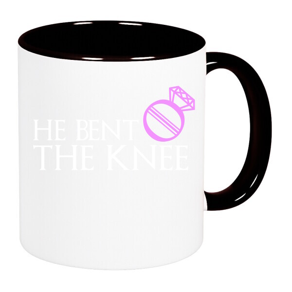 Színes fülű és belsejű bögre