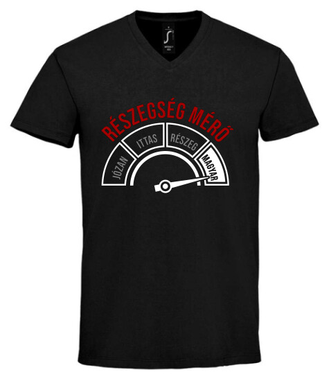 Unisex V nyakú póló