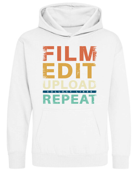 Kapucnis belebújós gyerek pulóver