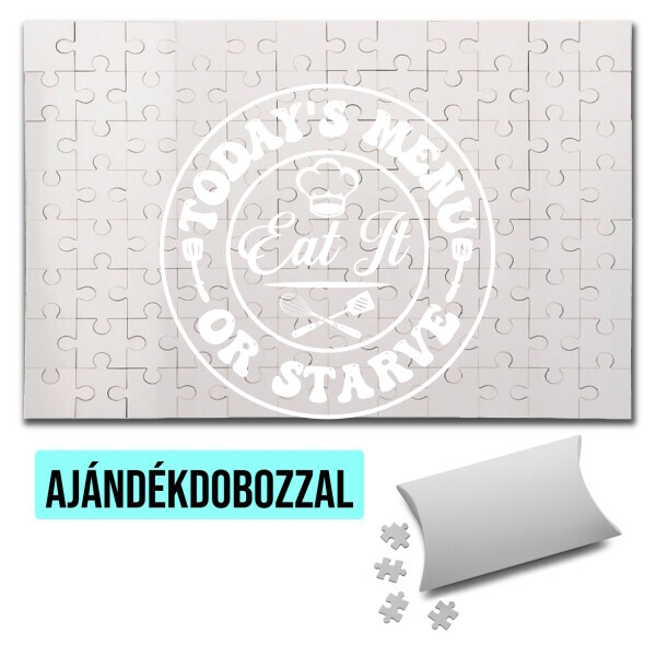 Puzzle - kirakó ajándékdobozzal