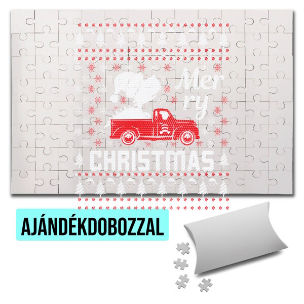 Puzzle - kirakó ajándékdobozzal
