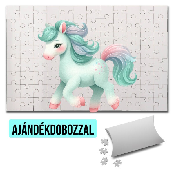 Puzzle - kirakó ajándékdobozzal