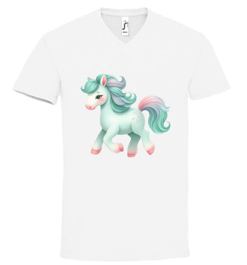 Unisex V nyakú póló