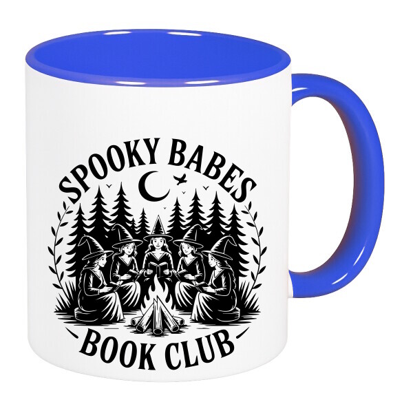 Színes fülű és belsejű bögre