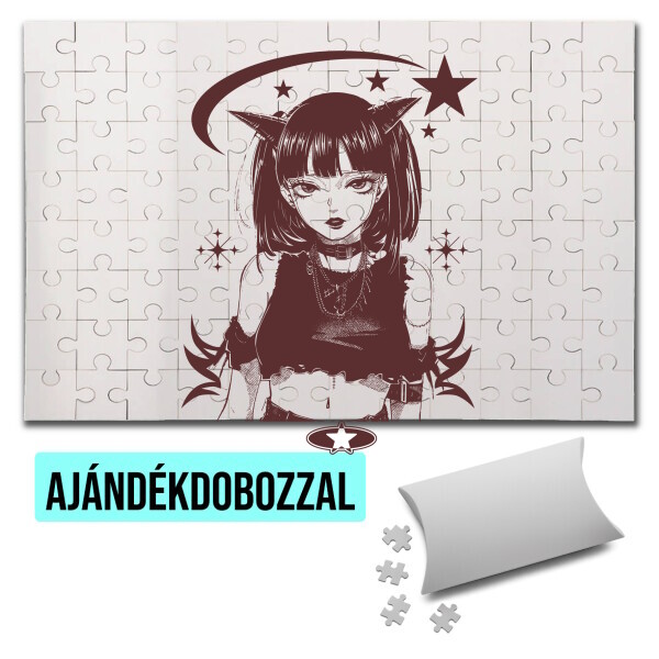Puzzle - kirakó ajándékdobozzal