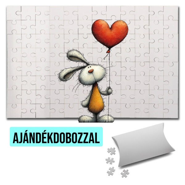 Puzzle - kirakó ajándékdobozzal