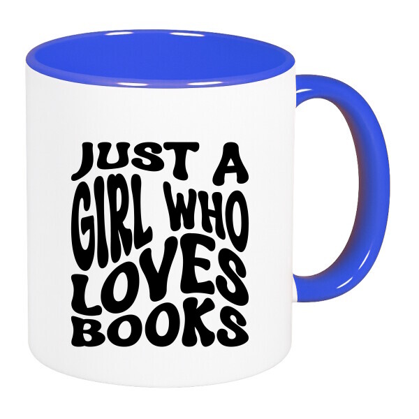 Színes fülű és belsejű bögre