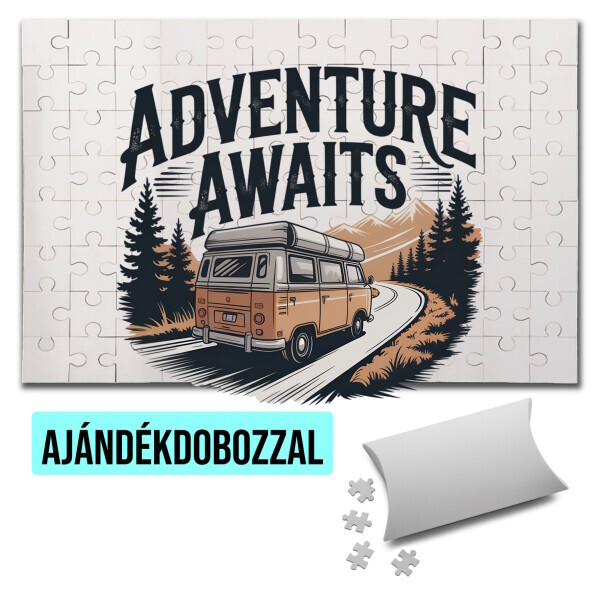 Puzzle - kirakó ajándékdobozzal