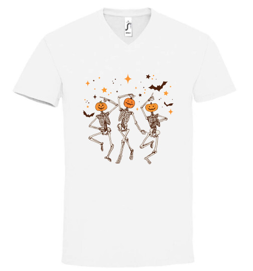 Unisex V nyakú póló