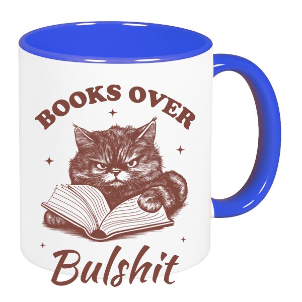 Színes fülű és belsejű bögre