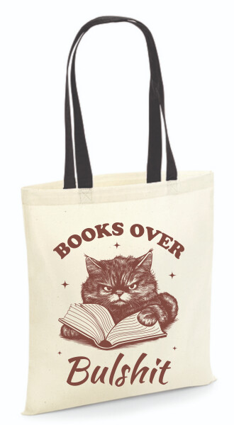 Vászontáska - színes fülű 