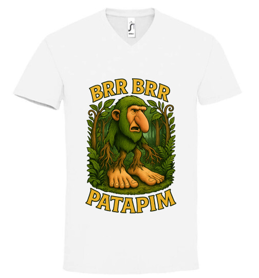 Unisex V nyakú póló