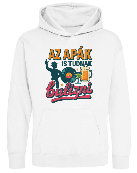 Kapucnis belebújós gyerek pulóver