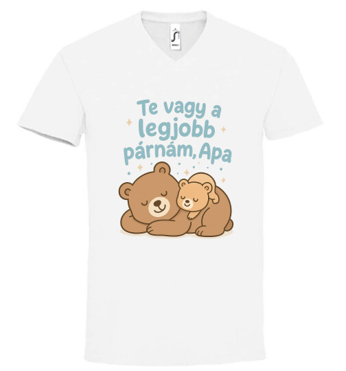 Unisex V nyakú póló