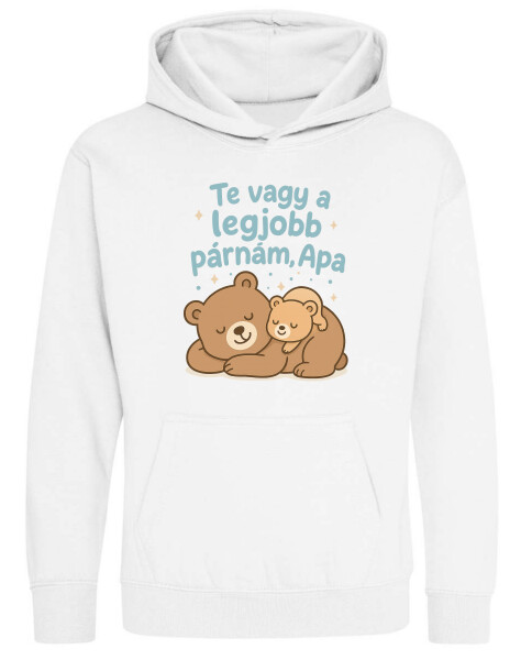 Kapucnis belebújós gyerek pulóver