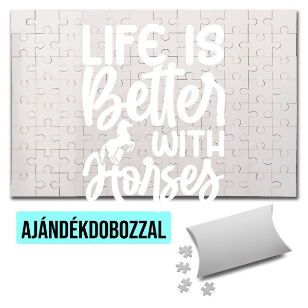 Puzzle - kirakó ajándékdobozzal