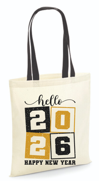 Vászontáska - színes fülű 