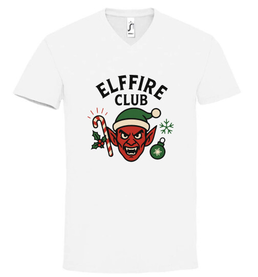 Unisex V nyakú póló