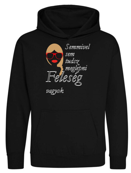 Kapucnis belebújós gyerek pulóver