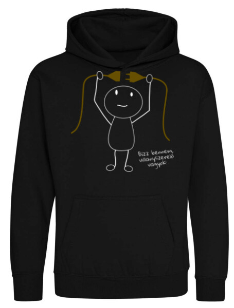 Kapucnis belebújós gyerek pulóver